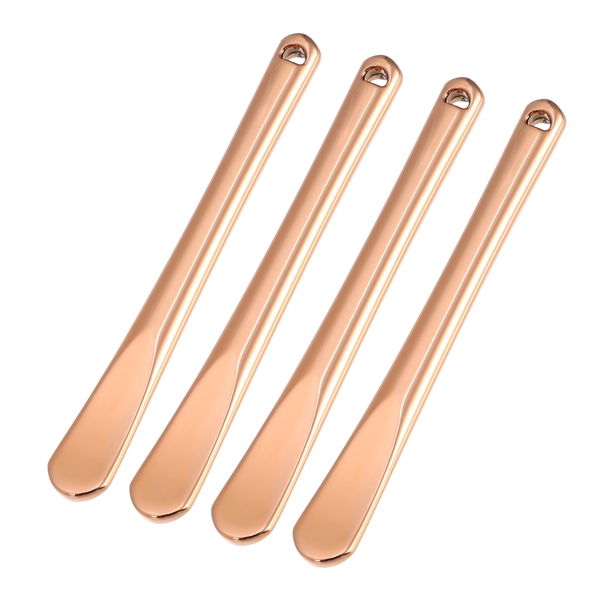 Unique Bargains 4pcs Makeup Spatula Mini Spoon for Facial Cosmetic 2.32" x 0.30"