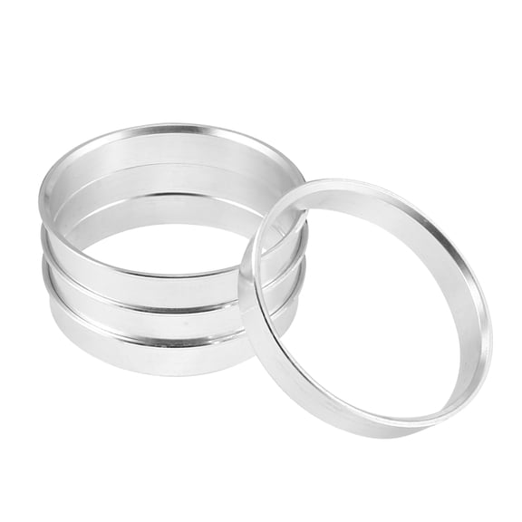 Unique Bargains 4pcs OD 56.1mm to ID 54.1mm Aluminum Alloy Vehicle Hub Centric Rings Wheel Bore Center Spacer