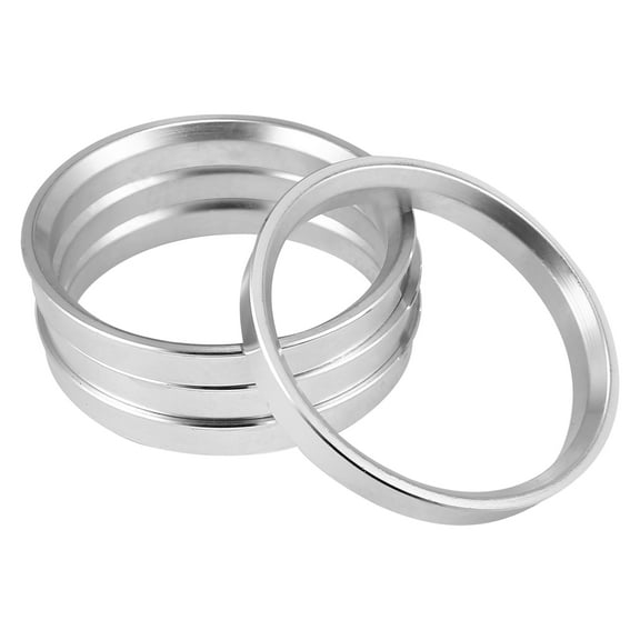 Unique Bargains 4pcs OD 73.1mm to ID 65.1mm Aluminum Alloy Vehicle Hub Centric Rings Wheel Bore Center Spacer