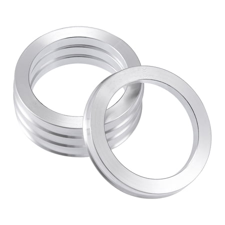 Unique Bargains 4pcs OD 78.1mm to ID 57.1mm Aluminum Alloy Car Hub Centric Rings Wheel Bore Center Spacer Replacement