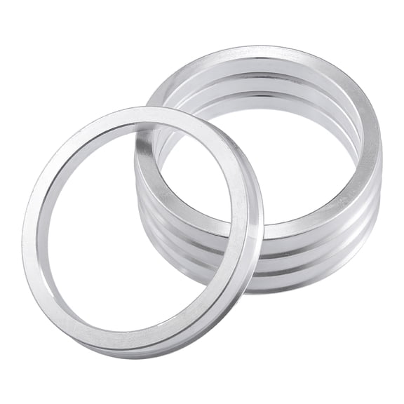 Unique Bargains 4pcs OD 78.1mm to ID 66.1mm Aluminum Alloy Car Auto Hub Centric Rings Wheel Bore Center Spacer Replacement