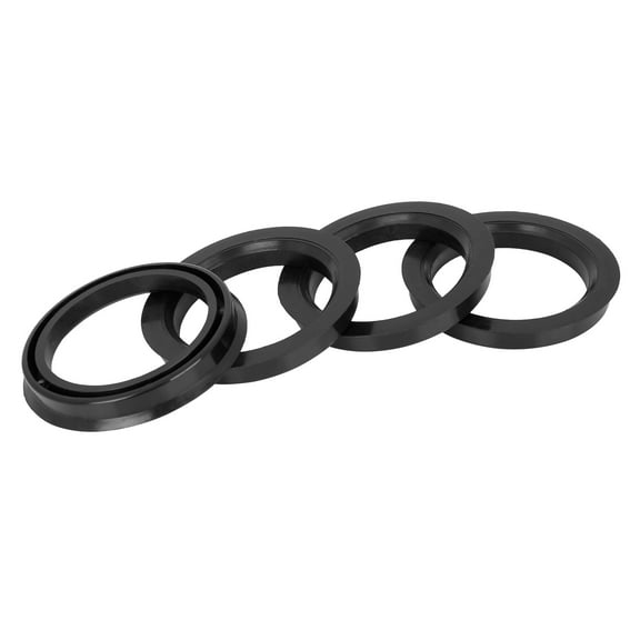 Unique Bargains 4pcs Plastic 72.6mm to 56.1mm Car Hub Centric Rings Wheel Spacer