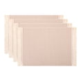 thumbnail image 1 of Unique Bargains 4pcs Polyester Kitchen Table Mat Small Squares 17.7"x11.8", 1 of 6