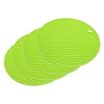 thumbnail image 1 of Unique Bargains 4pcs Silicone Trivets for Hot Pots, Hot Pads Pot Holders, Heat Resistant Trivets for Hot Dishes-Green, 1 of 5