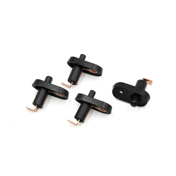 Unique Bargains 4pcs Universal Car Interior Door Jamb Courtesy Light Lamp Switch Button Black