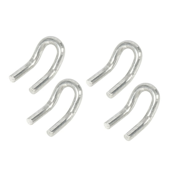 Unique Bargains 4pcs Universal U Shaped Motorcycle Scooter Exhaust Pipe Muffler Pull Hooks
