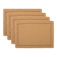 thumbnail image 1 of Unique Bargains 4pcs Washable Kitchen Table Mat Brown 15.7"x11.8", 1 of 6