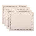 thumbnail image 1 of Unique Bargains 4pcs Washable Kitchen Table Mat White 15.7"x11.8", 1 of 6