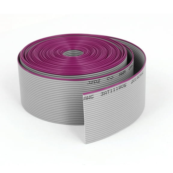 Unique Bargains 5.5M 1.27mm Pitch 26 Pin Flat IDC Extension Cable Wire