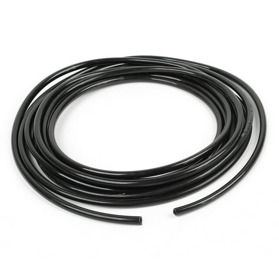 Unique Bargains 5 Meter 16.4Ft 8mm x 5mm Pneumatic Air PU Hose Pipe Tube Black