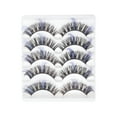 thumbnail image 1 of Unique Bargains 5 Pair 3D Curly Mix Color False Eyelashes for Makeup Blue, 1 of 5