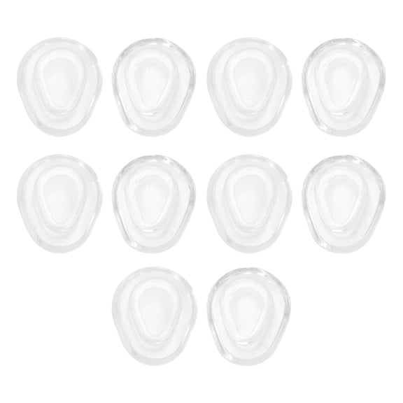 Unique Bargains 5 Pair Eyeglass Nose Pads Insert Pattern Nose Pad Replacements 0.31" L Transparent