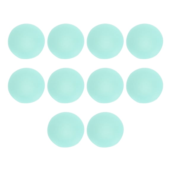Unique Bargains 5 Pair Eyeglass Temple Tips Round Pattern Anti-slip Ear Hooks 0.55"x0.55"x0.12" Cyan