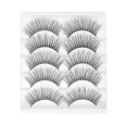 thumbnail image 1 of Unique Bargains 5 Pair Soft 3D False Eyelashes for Makeup Black 3D-53, 1 of 5