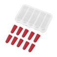 thumbnail image 1 of Unique Bargains 5 Pair Swimming Ear Plugs Chalk Head Shape Waterproof Ear Protection Red, 1 of 5
