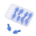 thumbnail image 1 of Unique Bargains 5 Pair Swimming Ear Plugs Mushroom-shaped Waterproof Ear Protection Blue, 1 of 5