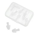 thumbnail image 1 of Unique Bargains 5 Pair Swimming Ear Plugs Mushroom-shaped Waterproof Ear Protection White, 1 of 5