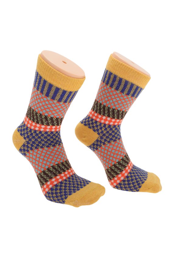 5 Pair Women's Comfortable Winter Warm Socks Assorted Color Polyester