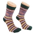 thumbnail image 1 of Unique Bargains 5 Pair Women's Retro Deers Pattern Winter Warm Socks Assorted Color Polyester, 1 of 5