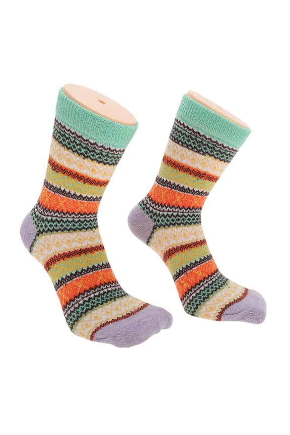 5 Pair Women's Thick Winter Warm Socks Assorted Color Polyester