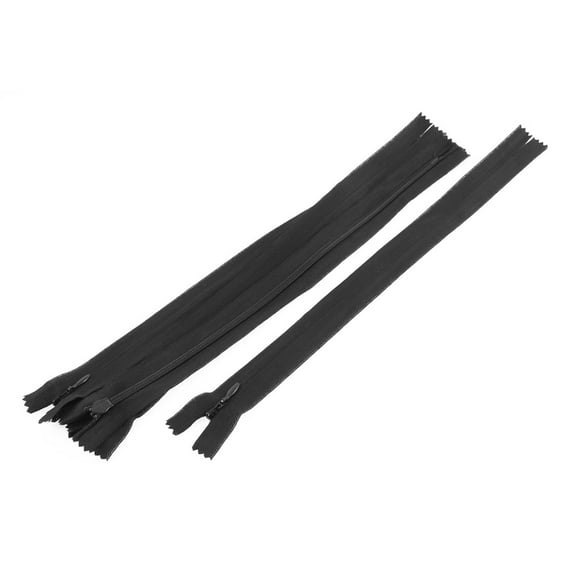Unique Bargains 5 Pcs 12 Inch Long Nylon Zippers Zips for Clothes