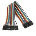 thumbnail image 1 of Unique Bargains 5 Pcs 20cm 2.54mm 4 Pin Female to Female Cable Line Connect Jumper Wire Colorful, 1 of 2