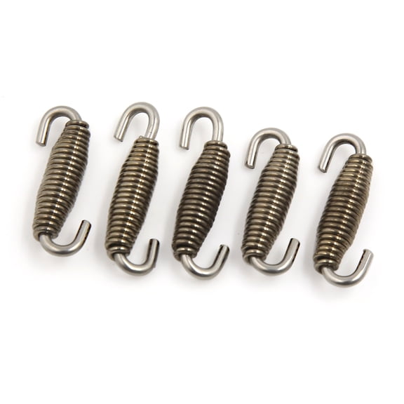 Unique Bargains 5 Pcs 45mm Length Exhaust Pipe Springs Expansion Link Tube For Motorcycle