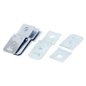 Unique Bargains 5 Pcs 5mm Hole Diameter Silver Tone Automotive Relay Bracket Replacement