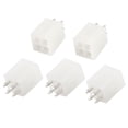 thumbnail image 1 of Unique Bargains 5 Pcs Beige 4 Pin Straight Plug Jack ATX PCB Power Connector Adapter, 1 of 1