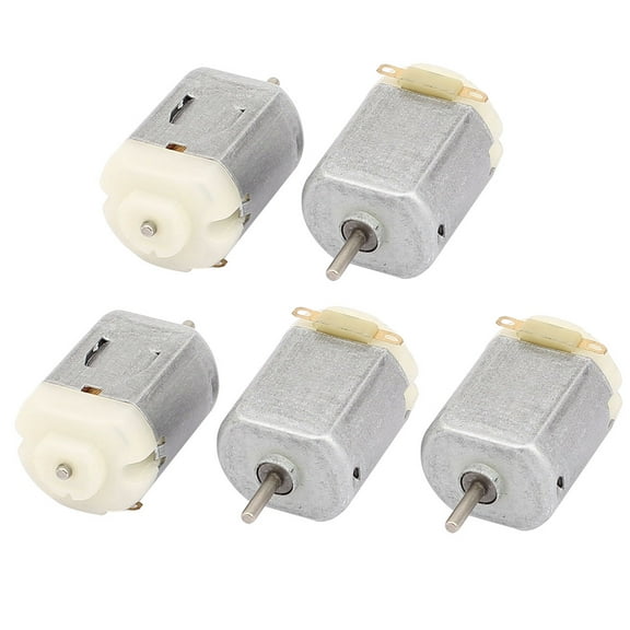 Unique Bargains 5 Pcs DC 3V 5000RPM Low Voltage Micro Motor 130 Model for Toys DIY