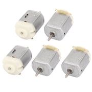 Unique Bargains 5 Pcs DC 3V 5000RPM Low Voltage Micro Motor 130 Model for Toys DIY