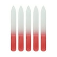 thumbnail image 1 of Unique Bargains 5 Pcs Double-sided Glass Nail Files Red, 1 of 6