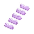 thumbnail image 1 of Unique Bargains 5 Pcs Durable Transparent Nail Cleaning Brush for Cleaning Fingernails Large Purple, 1 of 7