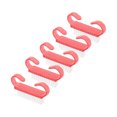 thumbnail image 1 of Unique Bargains 5 Pcs Durable Transparent Nail Cleaning Brush for Cleaning Fingernails Small Red, 1 of 7