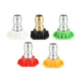 thumbnail image 1 of Unique Bargains 5 Pcs High Pressure Washer Spray Nozzle Tips Multiple Degrees  Pressure Washer Tips Stainless Steel, 1 of 8
