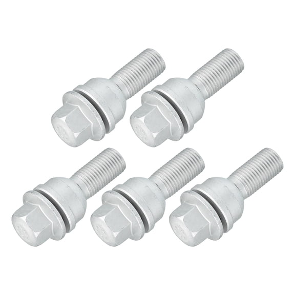 Unique Bargains 5 Pcs M14x1.5 Wheel Lug Bolts Nuts Hub Assembly Wheel Stud for Audi A8 Quattro 2011-2020 No.8R0601295