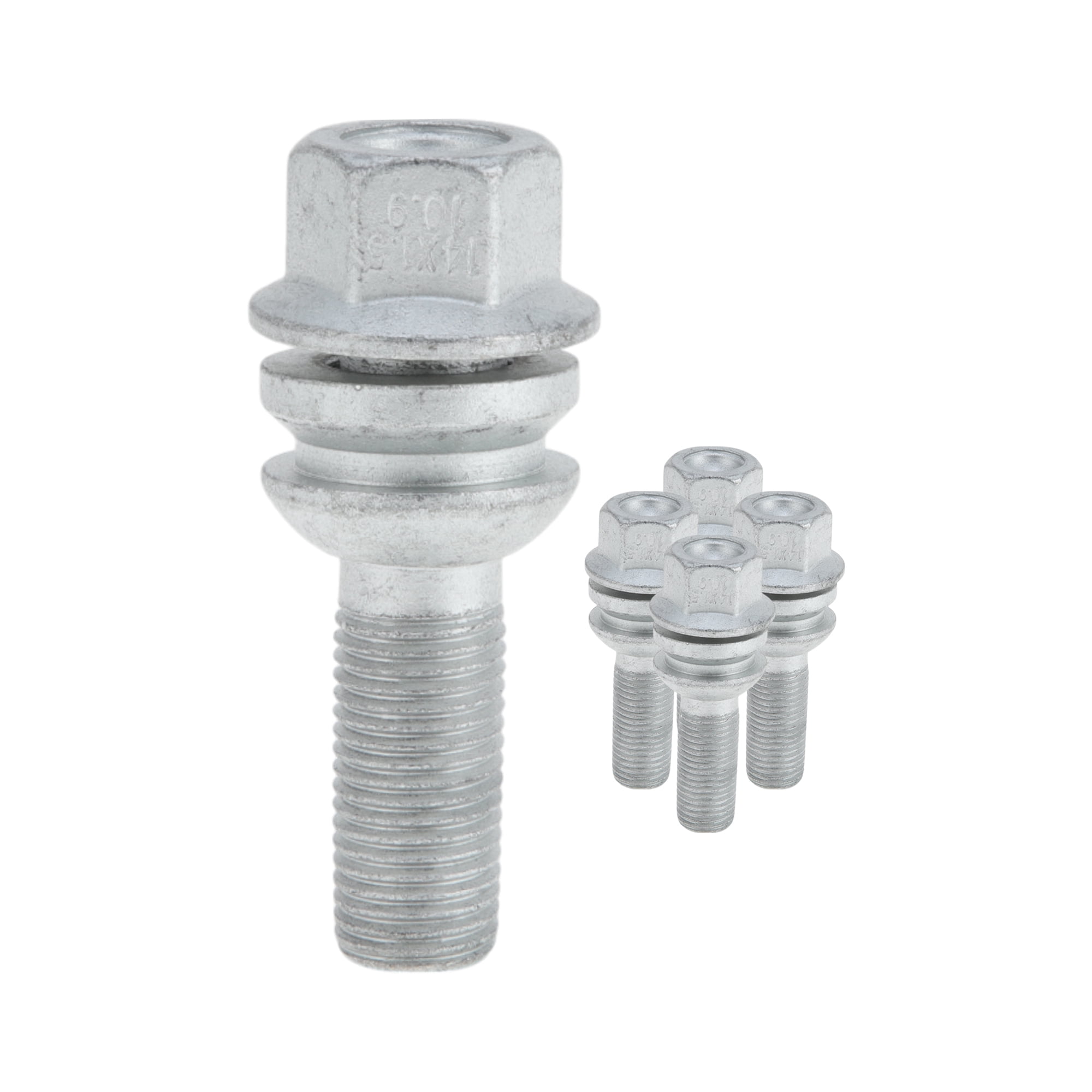 Unique Bargains 5 Pcs M14x1.5 Wheel Lug Stud Set for Audi Q7 2007-2015 Alloy Steel