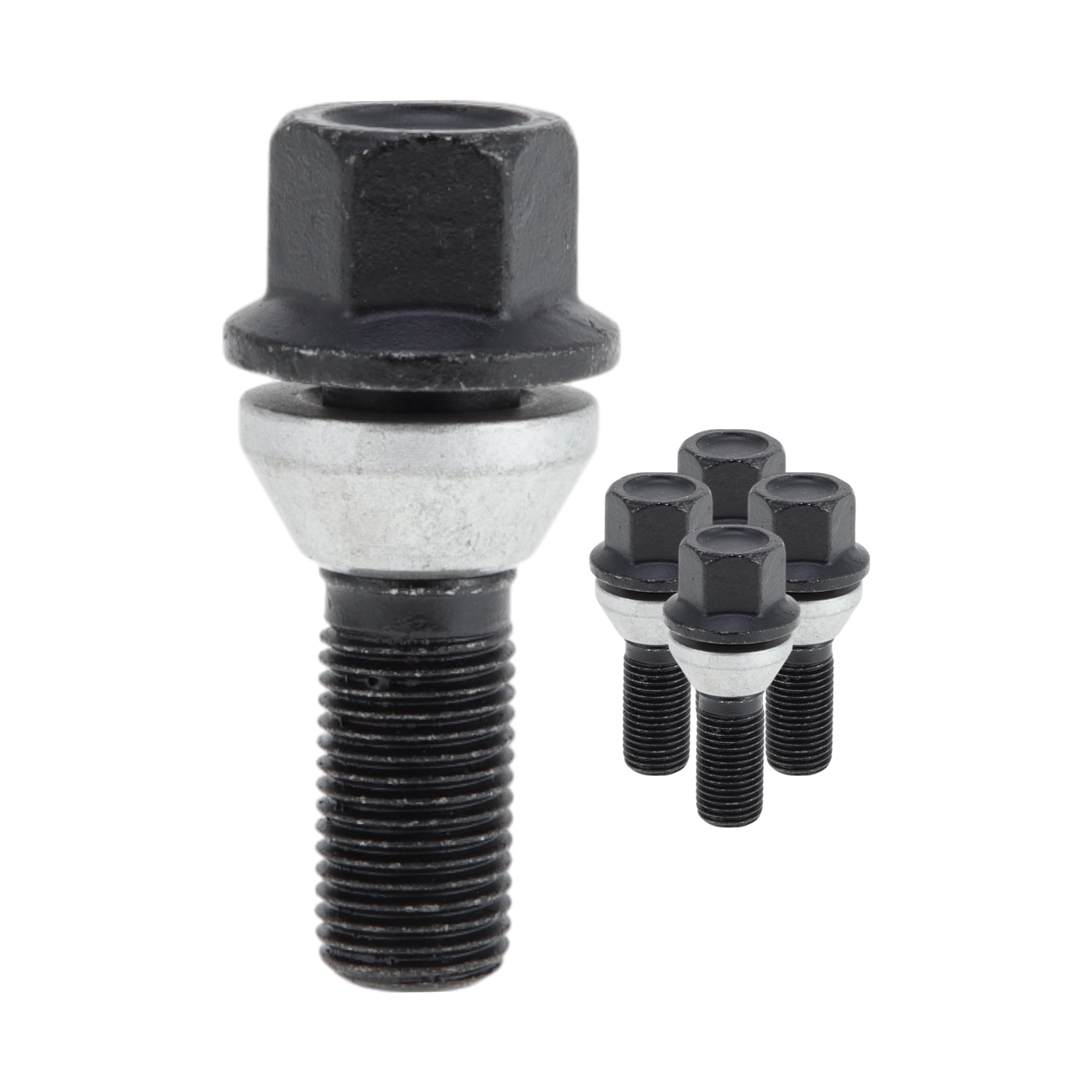Unique Bargains 5 Pcs M14x1.5 Wheel Lug Stud for BMW X5 E53 2002-2006 Front Rear Set