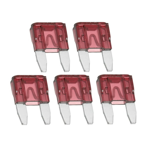 Unique Bargains 5 Pcs Mini 40AMP APM/ATM Universal Car Fuse Blade Style Fuses Short Circuit Protection Automotive Car Boat Truck SUV RV Plastic Metal Deep Purple 40A