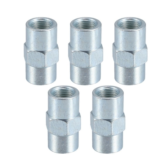 Unique Bargains 5 Pcs Motorcycle Brake Line Tube Fittings M10x1mm for 3/16" Hydraulic Brake Lines Union