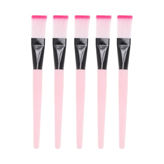 Unique Bargains 5 Pcs Multifunctional Soft Face Mask Applicator Pink