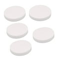 thumbnail image 1 of Unique Bargains 5 Pcs Round Shaped Sponge Powder Puff Facial Face Pad Makeup Tool Women Lady Beige, 1 of 4
