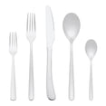 thumbnail image 1 of Unique Bargains 5 Pcs Silverware Set Stainless Steel Flatware Silver, 1 of 6