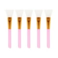 thumbnail image 1 of Unique Bargains 5 Pcs Smooth Face Mask Applicator Pink, 1 of 5