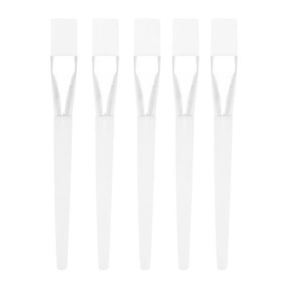 Unique Bargains 5 Pcs Soft Face Mask Applicator White