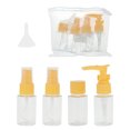 thumbnail image 1 of Unique Bargains 5 Pcs Travel Size Toiletries Bottles Containers Leakproof Squeezable Refillable Travel Bottles Set Orange, 1 of 5