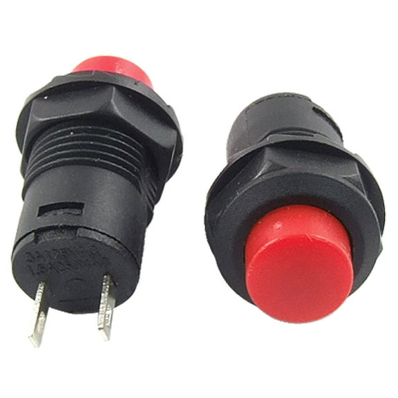Unique Bargains 5 Pcs x Momentary Dash OFF-(ON) N/O Push-Button Switch Car/Boat/Truck 9V/12V/24V