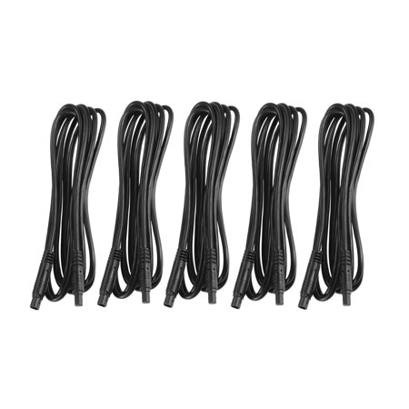 Unique Bargains 5 Pin 6.56ft Dash Cam Rear View Backup Camera Cable Reverse Car Recorder Cable Cord 5 Pcs