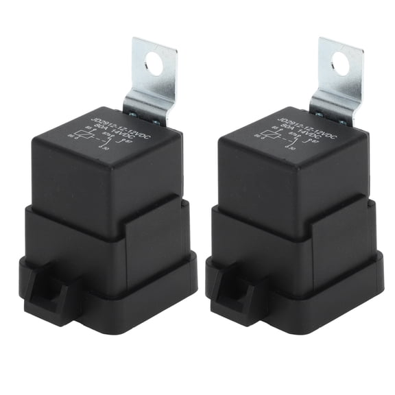 Unique Bargains 5 Pins 12V 80A Auto Relay Multi Purpose Waterproof Car Relay 2 Pcs