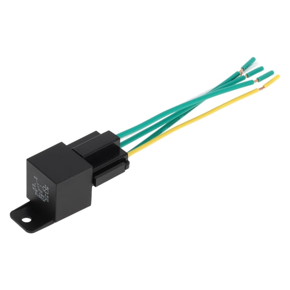 Unique Bargains 5 Pins 48V 40A Auto Relay with Plastic Hanging Hole with Harness Sockets Waterproof Car Relay 1 Pc